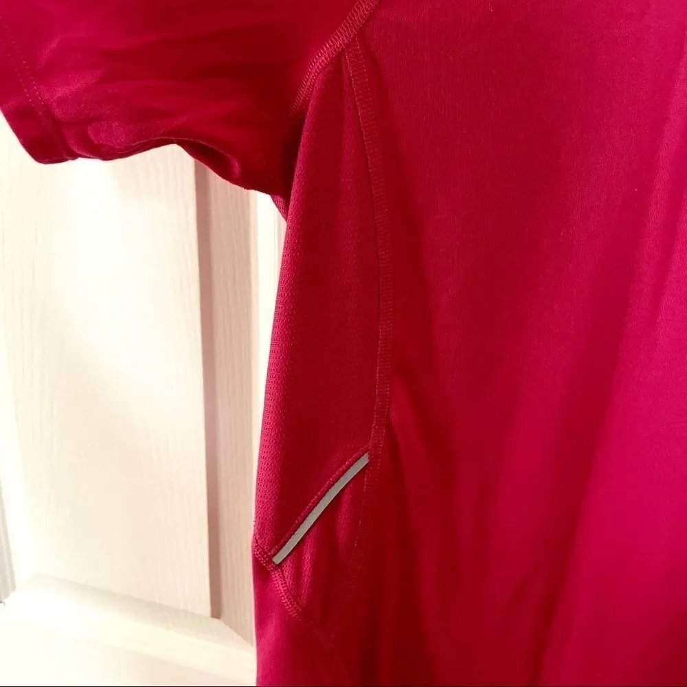 Nike pink Dri-fit short sleeved top